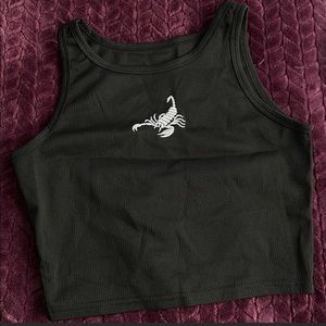 Scorpio Zodiac Scorpion Crop Top tank